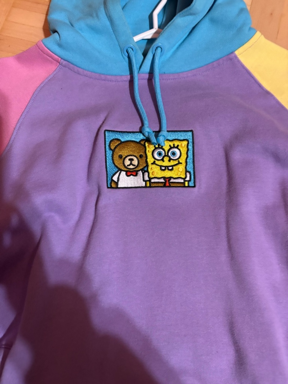 Teddy Fresh x SpongeBob Colourblock Sweater